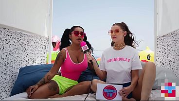 Nonton Hot Lesbian Fun With Sybil Raw - She Stretched My Pussy With A Bbc Dildo And She Squirted So Much Touching Herself! thumbnail