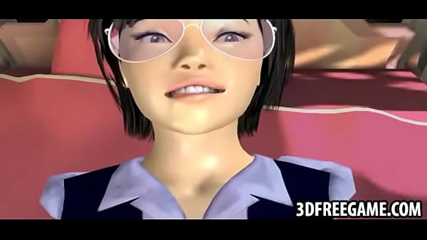 Hot 3d with glasses rides_a big black dick