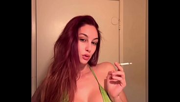 European Stepmom Artemisia Love Perfect Body Long Hair Sexy Smoker thumbnail