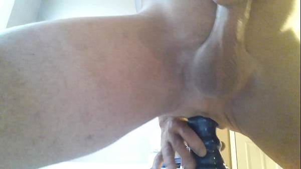 fucking my big dildo