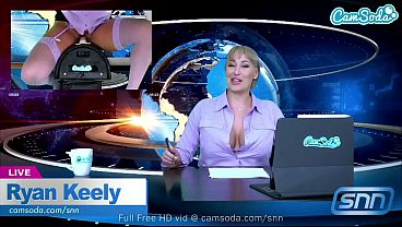 Camsoda - Hot MILF Masturbates With Sybian Live On Newscast 