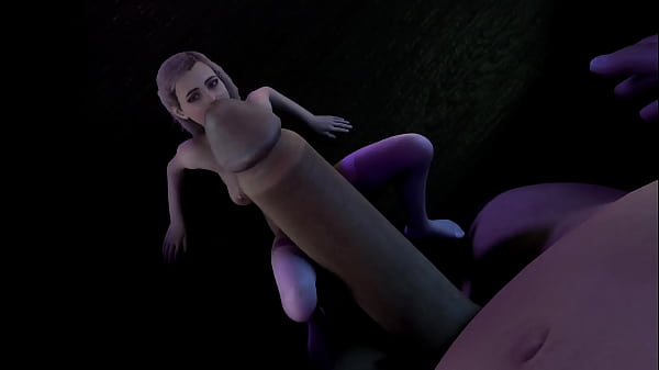 Play MP4 - A blonde girl is trying her best to satisfy a Giant's Dick