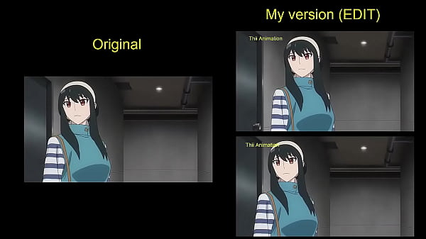 Yor Upskirt Panties EDIT_Spy x Family Episode 12