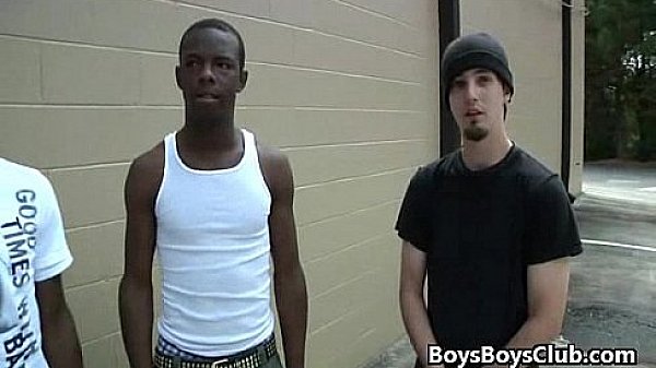 Black Gay Dude Fuck White Skinny Boy Tight Ass - BlackOnBoys 01 