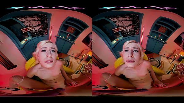 Your gorgeous blonde girlfriend thanks you for_her Valentine's Day_gifts in VR