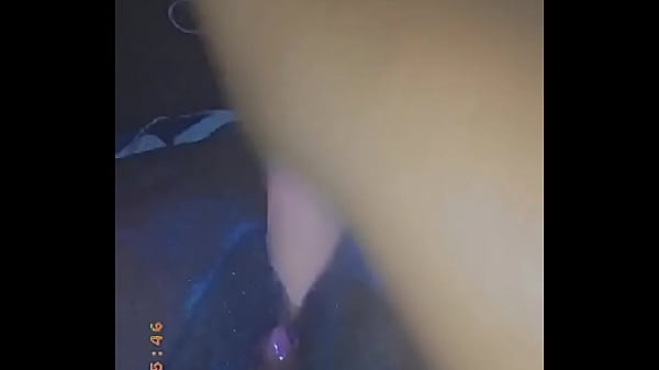 Sexy ebony vibrating dildo