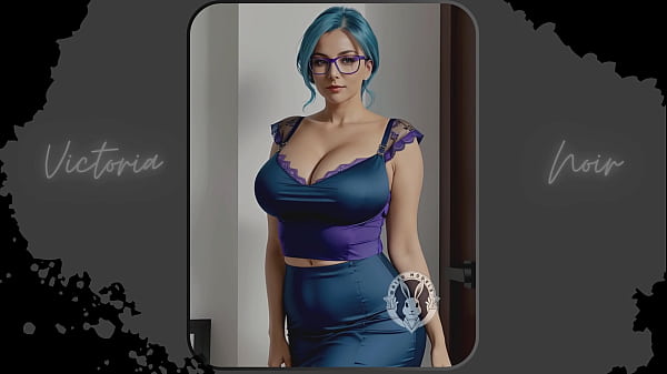 AI_Vibrant_blue hair and dark glasses DOMINATRIX Part 16 Waifu Models 003