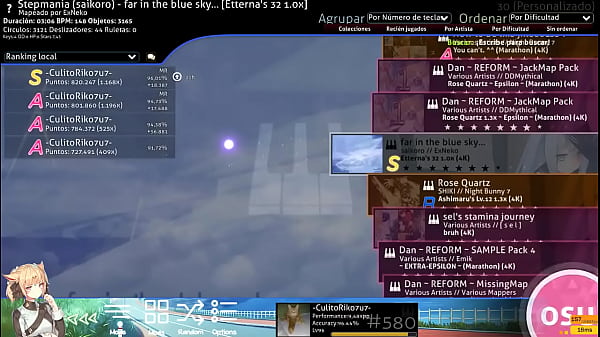 Nonton [culitoriko7u7] O!m 4k - Far In The Blue Sky 1.0 Clear Con 96% De Acc thumbnail