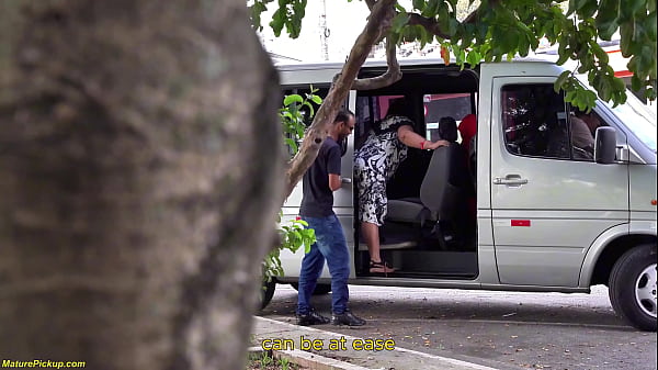Fat Belly Mature Is Picked Up Off The Street To Have All Her Holes Stretched By A Big Black Cock In A Moving Bus thumbnail