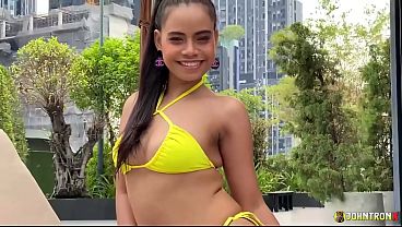 Johntronx - Sensational Pool Fuck With A Sensational Amateur Asian Girl thumbnail