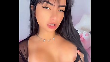 Hot latina emanuelly raquel teasing with her big ass butt plug fox tail 