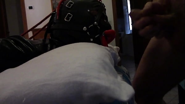 Laura Hogtied And Hooded With A Lip Open Mouth Gag Has Her Throat Fucked For 15 Minutes thumbnail