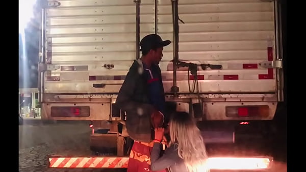 Truck Driver Put Slut To Suck His Dick At Gas Station thumbnail