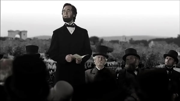 Let's recite gettysburg address 