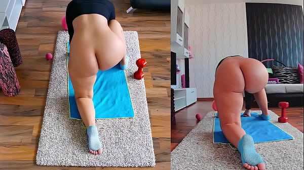 Play MP4 - Naughty and Naked - Dual Cam Yoga Will Make Your Heart Race&excl;