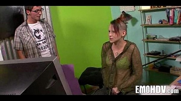 Emo babe with tats gets some dick 198 