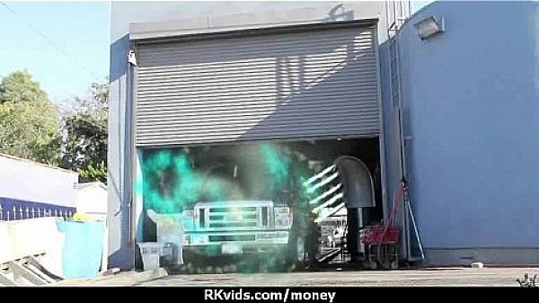 Amateur girl accepts cash for sex from stranger 5 