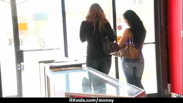 Tight teenfucks aman in_front ofthe camera for_cash 21