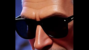 Mileena x johnny cage intro tease vertical sfw ai generated