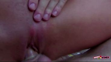 The Guy Pummeled Cute Milf Into Both Gaping Holes, Then Poured Some Water In Them thumbnail