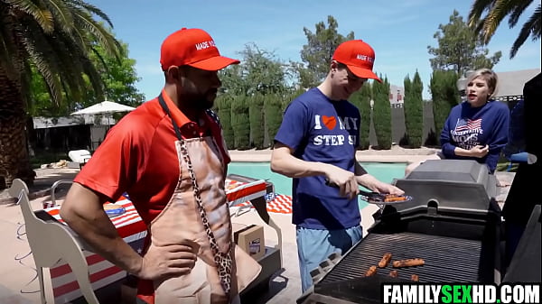 Stepdad Joins Stepdaughter & Stepson For A Fuck On Indepence Day thumbnail