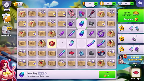 Hornyvilla gameplay pt 1 goth girls ass and tits