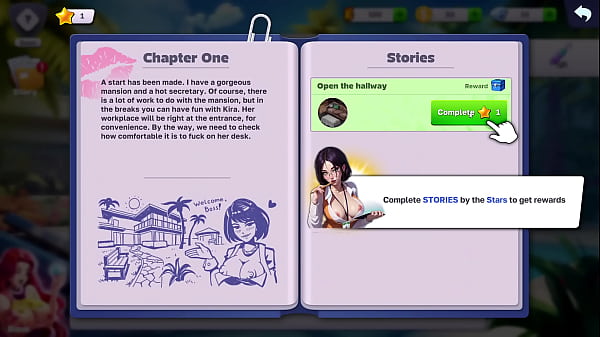 Hornyvilla gameplay pt 1 goth girls ass and tits 