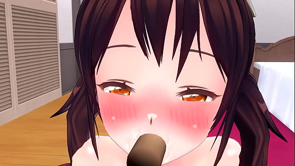 無修正エロアニメボイス。仲良しオナサポ。フェラ手こきで連続射精。本番なし。asmr　イヤホン推奨 thumbnail