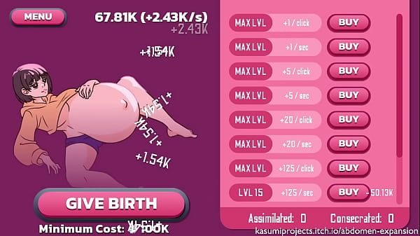 MORE CLICK TO GROW HIS BELLY