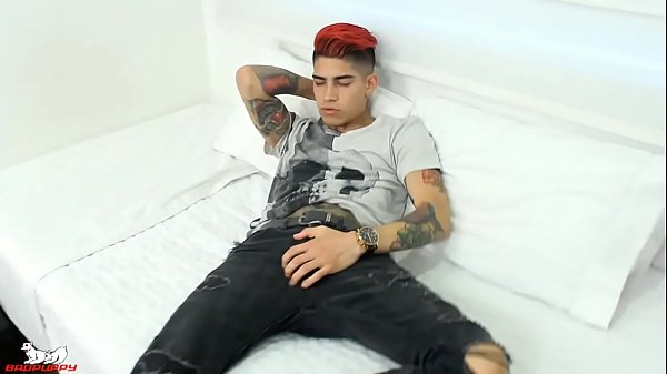 Play MP4 - Max's pants fall to the floor & he starts jacking his thick&comma; Columbian cock