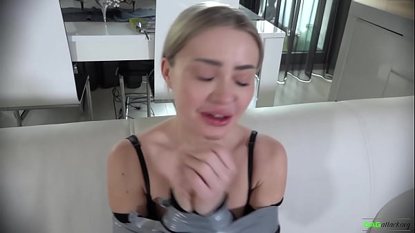 Blonde Gets Heavy Tape Bondage While Wearing A Bodysuit thumbnail