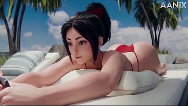 Mai Shiranui in_a Funny_Vacationby Aanix
