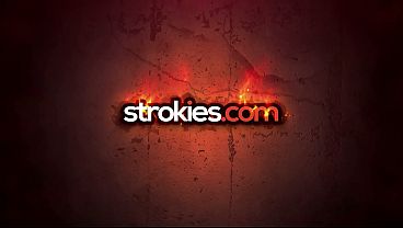 Nonton Strokies - Brunette Tease Venus Valencia's Masterful Cock Stroking Scene thumbnail