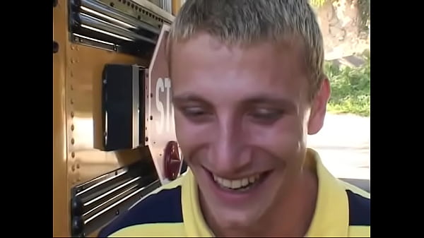 Play MP4 - Muscular tattooed bus driver fucks blonde teen with ponytails in various positions on the bus