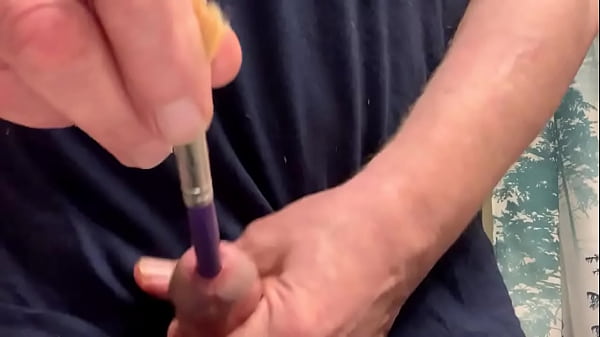 Stretching hole hardwhile getting ready to_cum