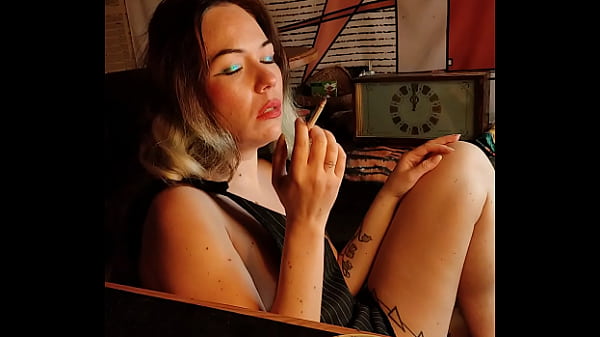 I gave my step sister a cigarette to smoke, the condition will undress 