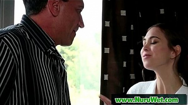 Soapy sensual massage sex for horny client 17 