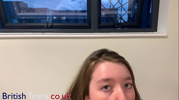 Gorgeous British 18 Year Old Sucks Cock And Plays WithCum