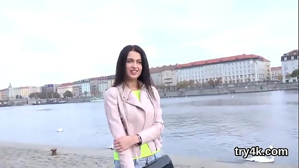 Fervid cutie gives a blowjob in pov_and gets narrowed snatch poked