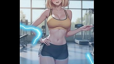 The busty, slutty coach needs her favorite student to destroy her pussy - AI-generated content