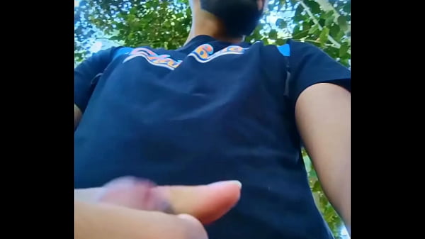 Big uncut cock latino jerking outdoors in the woods and eating his tasty cum careful not to get caught. What do you do if you find me like this? 