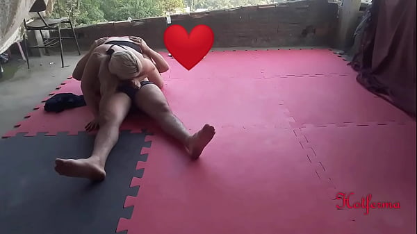 Jiu jitsu and sex with hot blonde 