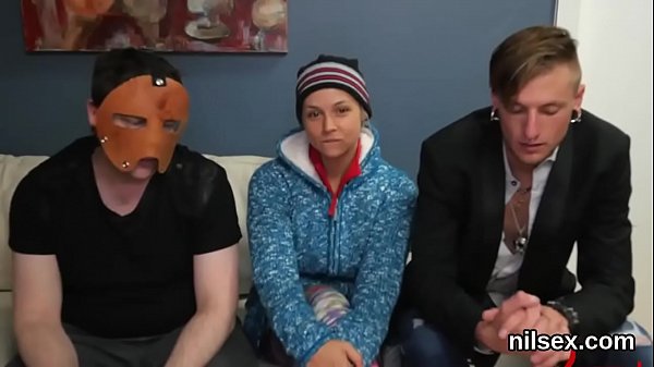 Horny chick was_brought in anus asylum_for awkward treatment