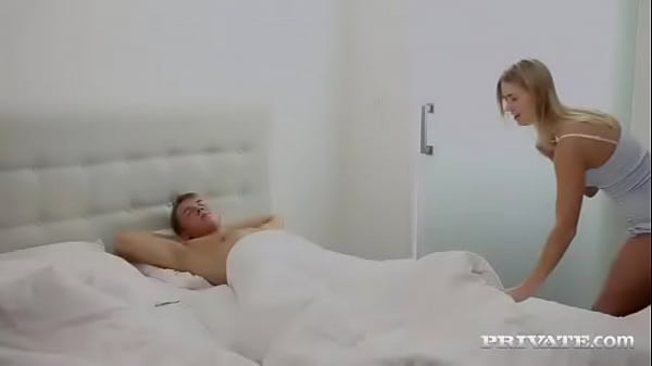 Young Hot Violette Pink Tenderly Fucks Her Man