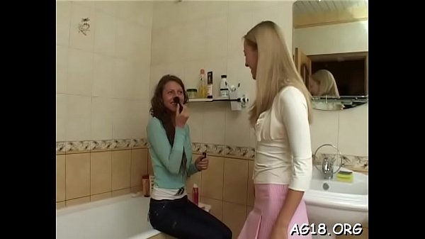 Lesbian babes like sex toys a lot