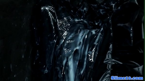 Glamcore babe drenched with thick jizz