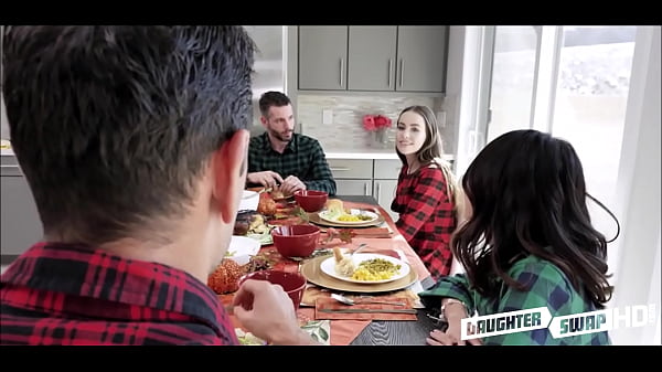 Two Hot Teen step_Jasmine_Grey AndNaomi Blue Decide To Swap Fuck_Each Others Depressed s_During Thanksgiving Dinner Part_2