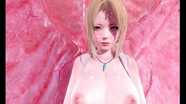 Tsunade has many squirting and_titty orgasms Naruto