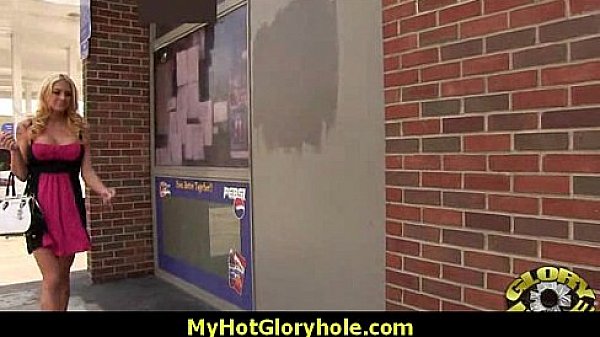 Interracial - White Lady Confesses Her Sins at Gloryhole 16 