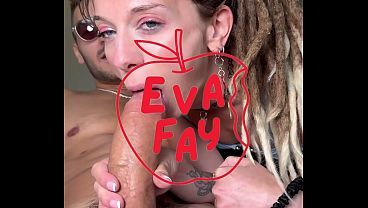 Nonton Dreadlocked Slut Eva Fay Spit-soaked Deepthroat, Foot Worship & Anal With Milan Ponjevic thumbnail